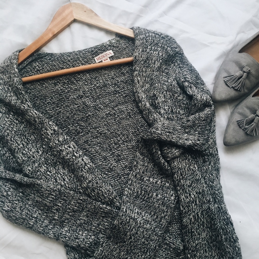 Raw Hem Cardigan